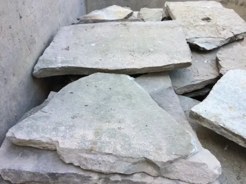 Dallage naturel à riaz