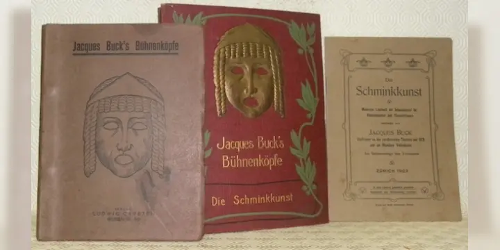 Die Schminkkunst. Modernes Lehrbuch der Schminkunst für Bühnenkünstler und Theaterfriseure.