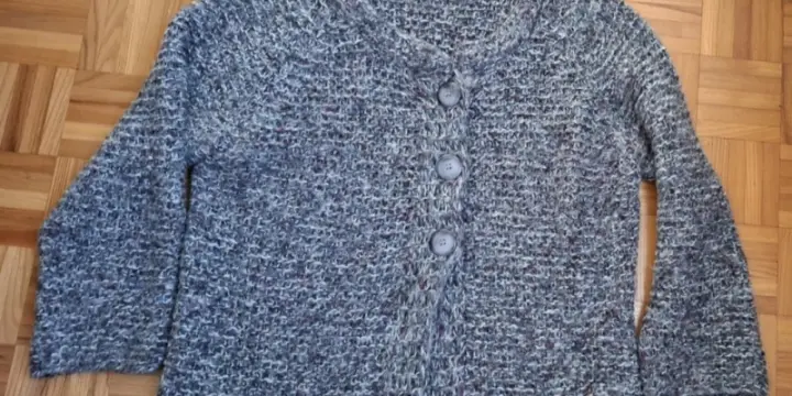 Jaquette Benetton gris chiné