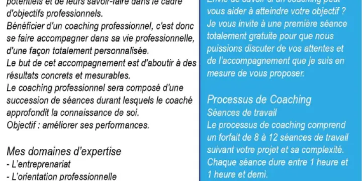 Coach individuel professionnel