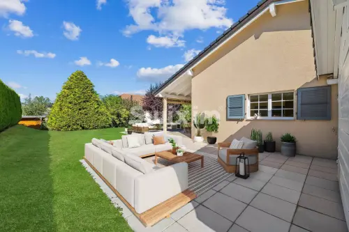Exceptionnelle Villa de 6.5 pièces ! Volumes spacieux et jardin, vivez entre Lac