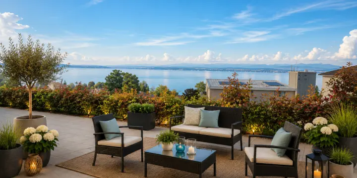 Magnifique appart.2 pièces meublé situé dans un quartier résidentiel de villas