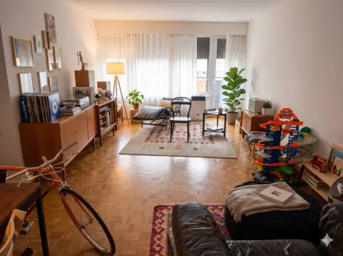 Bel appartement spacieux avec un grand balcon, rue dancet à Genève