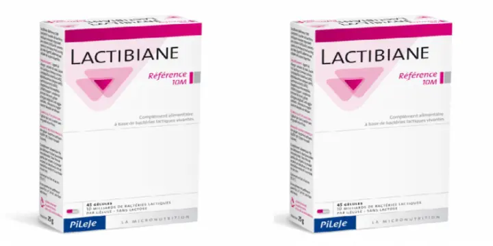 Lactibiane Référence 10M 2 x 45 capsules