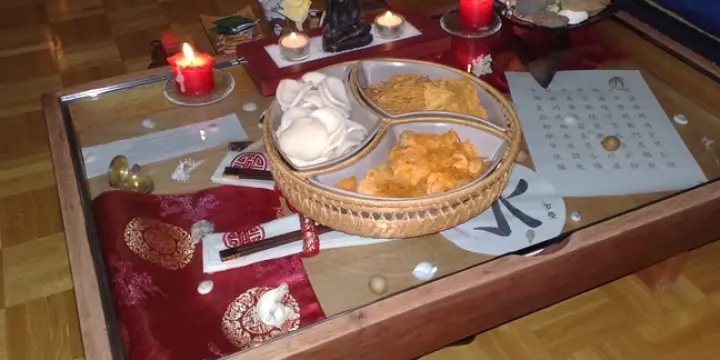 Table basse décorative