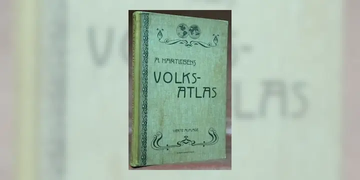 Volks-Atlas. Enthaltend 72 Hauptkarten und 66 Nebenkarten in einhundert Kartenseiten, mit…