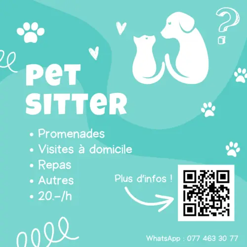 Services de PetSitting - Gros de vaud / région lausannoise
