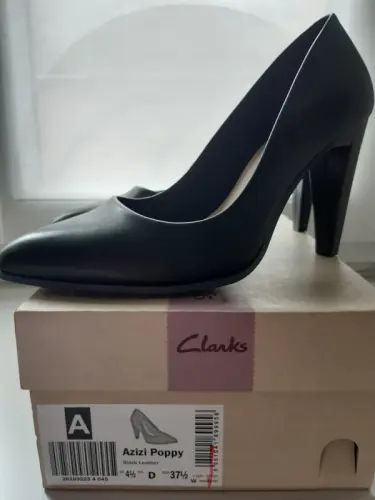 Escarpins noir en cuir Clarks, poiture 37et demie à Genève