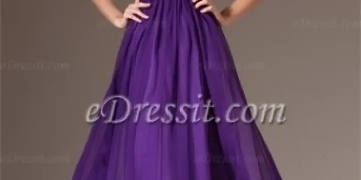 eDressit 2014 Nouveauté Violet Simple Un