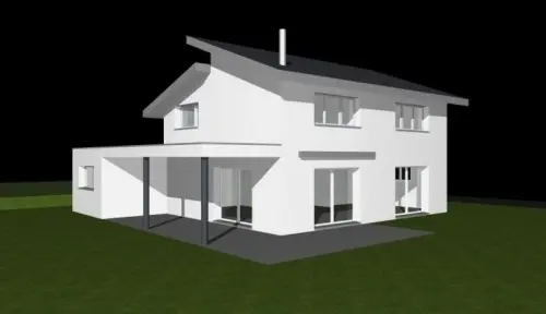 Villa merlinite sur plans à Bulle