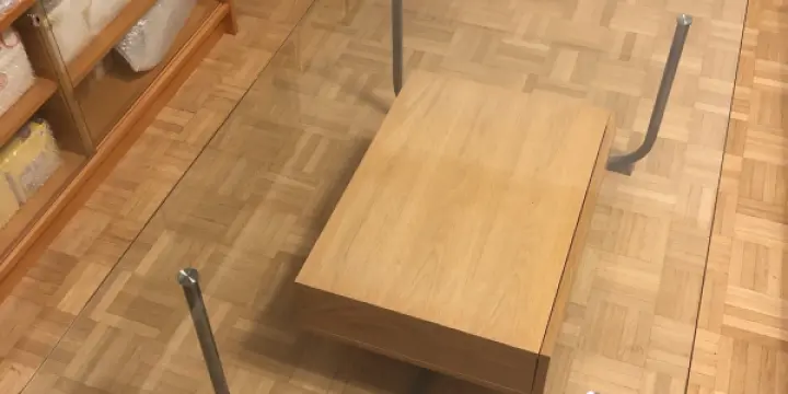 Table Basse Verre Tiroir