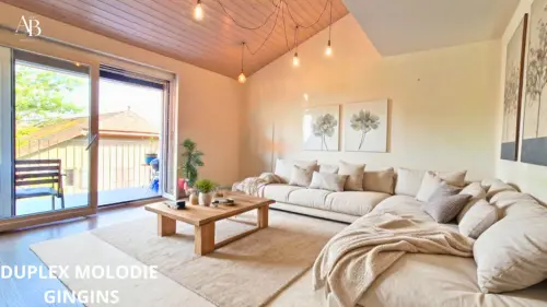 Duplex Melodie, idéalement situé à Gingins, à seulement 5 minutes de Nyon à Gingins