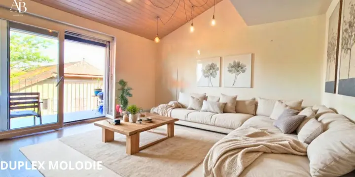 Duplex Melodie, idéalement situé à Gingins, à seulement 5 minutes de Nyon