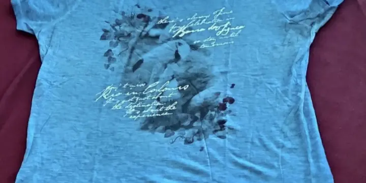 T-shirt Vogele bleu Neuf