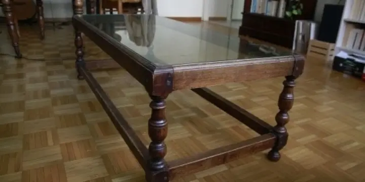 Table basse salon bois