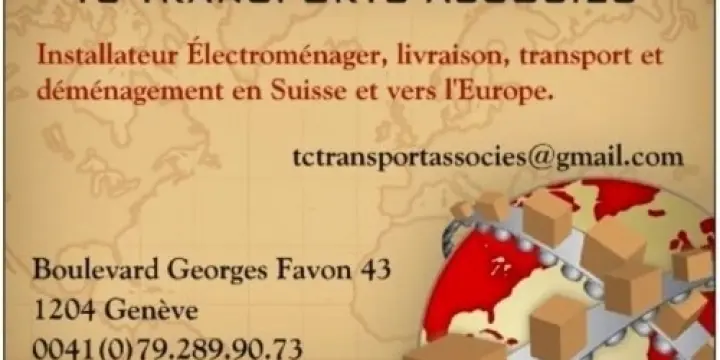 Déménagement et transport Suisse et Euro