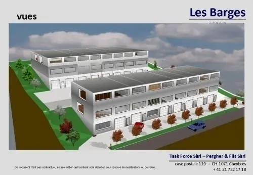 Surfaces commerciale 4'670 m2 divisibles à Romont