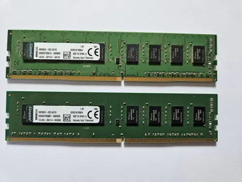 Kingston 8 Go, 2 × 4 Go DDR4 2133 pour PC fixe