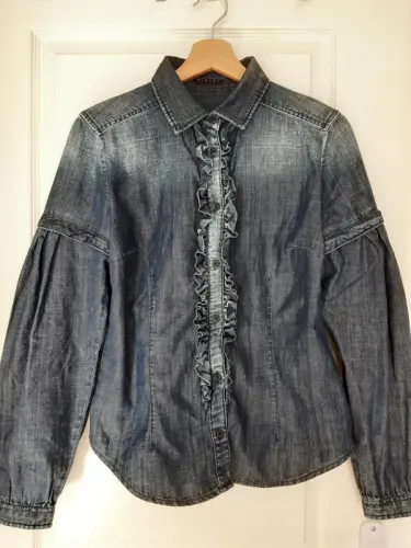 Chemise en jeans Sisley, taille S à Genève