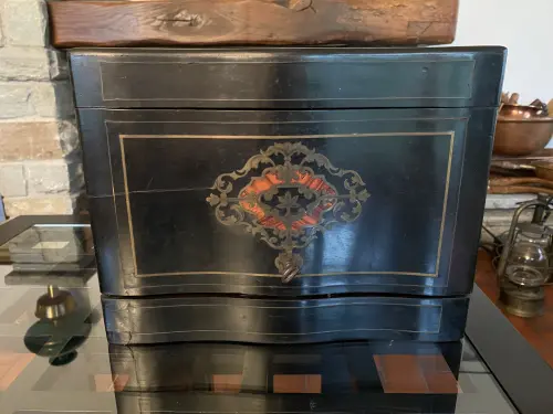 Coffret ancien Napoléon III à liqueur