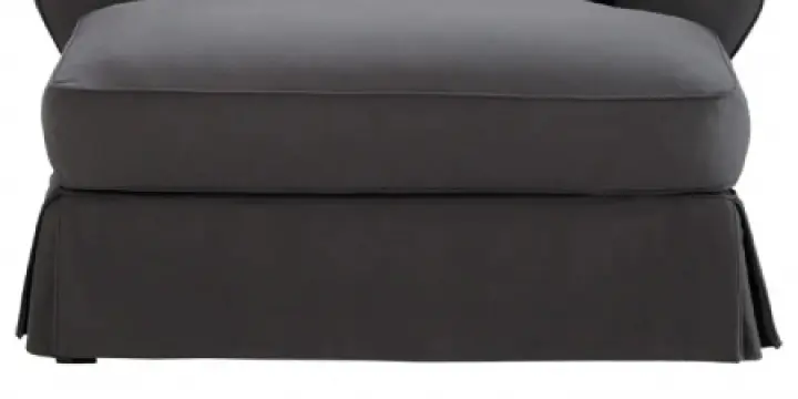 Meridienne  couleur gris ardoise foncé en parfait état