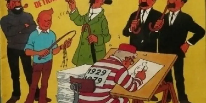 Lot de 100 BD Tintin hebdomadaires