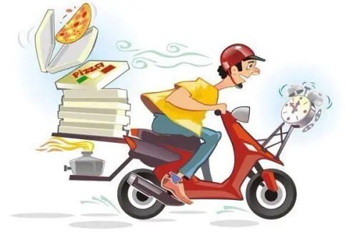 Les livreurs de Pizza à Genève