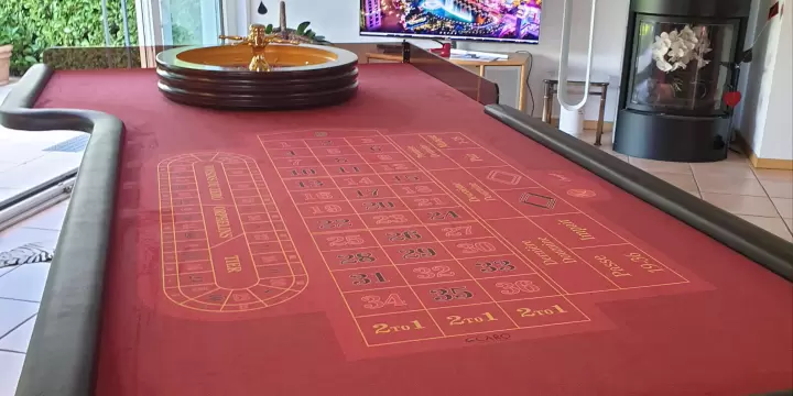 Table Roulette casino table de jeux