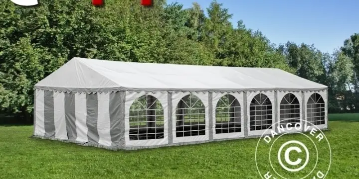 Partyzelt, SEMI PRO Plus CombiTents® 6x12m 4-in-1, Gra