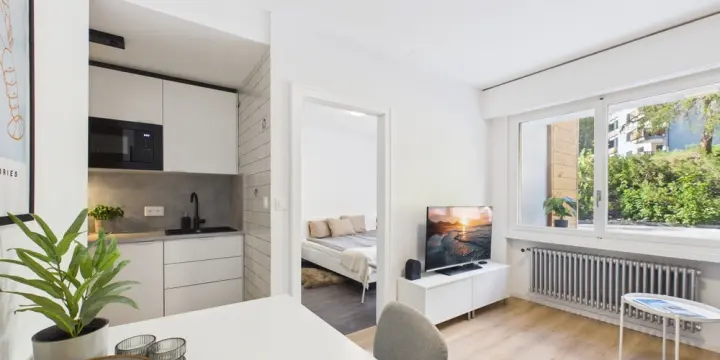 2,5-Zimmer-Wohnung im Skigebiet, top renoviert