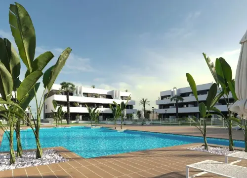 Espagne. Appartement neuf 3 pièces. 64 m² + terrasse de 21 m². Guardamar del segura.