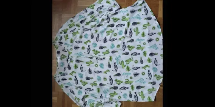 Blouse Canda C&A avec lacet, à motifs, neuve