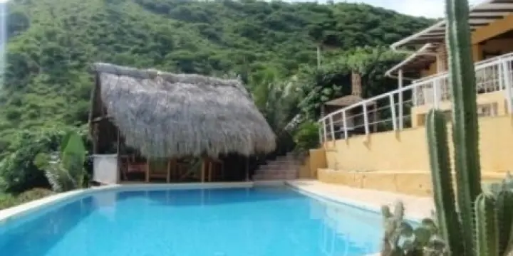 Baie de Taganga Colombie maison piscine