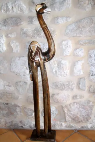 Magnifique sculpture en bois "Dromadaire" à Thônex