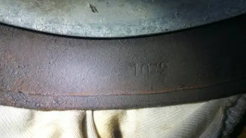COQUE DE CASQUE  CAMOUFLE PARACHITISTE ALLEMAND WW2 à Bray-Dunes