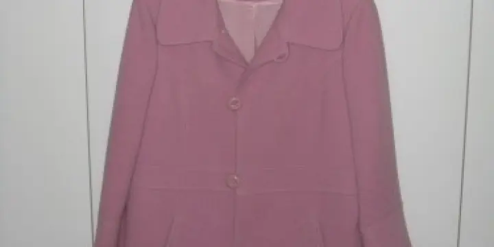 Manteau rose taille 46