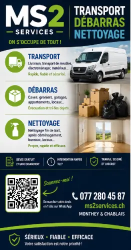 Votre partenaire pour simplifier votre quotidien  Moins de soucis. Plus de temps pour vous. à Choex VS