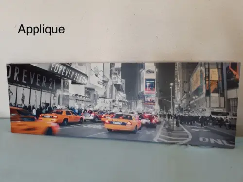 Applique en toile New York à La Chaux-de-Fonds