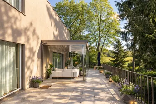 Einzigartiges Design, exklusiver Komfort und Ausblick in die Natur