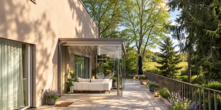 Einzigartiges Design, exklusiver Komfort und Ausblick in die Natur
