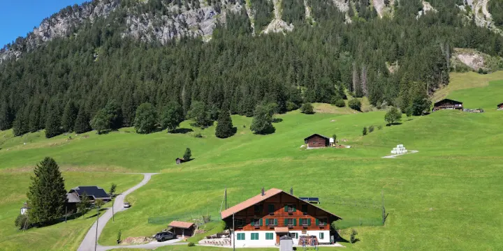 L'ETIVAZ - SUPERBE CHALET DE TROIS APPARTEMENTS