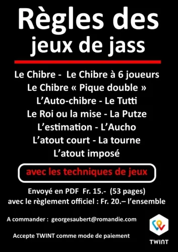 Toutes les règles des jeux de Jass