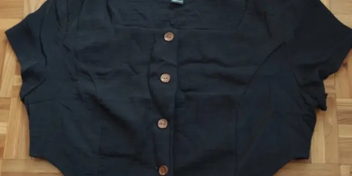 Top court noir Shein Comme neuf