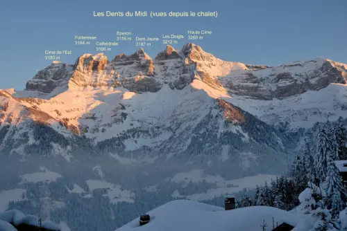 Chalet Portes du Soleil, ski, montagne, Valais, CH, 8 lits à Les Crosets / Champoussin