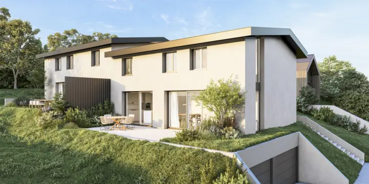 Une maison familiale moderne au coeur d'un quartier villa