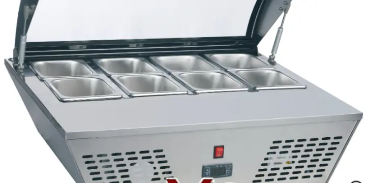 Vitrine réfrigérée pour bubbles