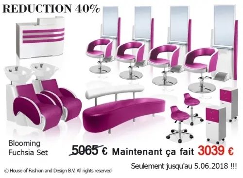 Ensemble de mobilier coiffure à Paris