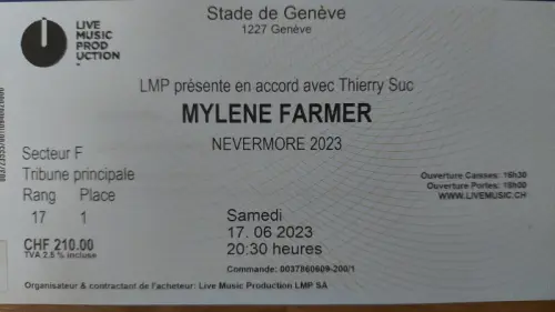 Mylène Farmer à Gryon