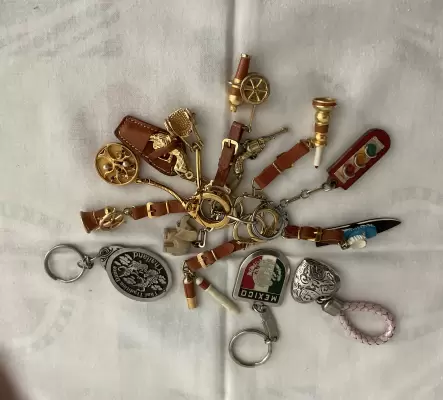 Jolie collection de porte-clefs