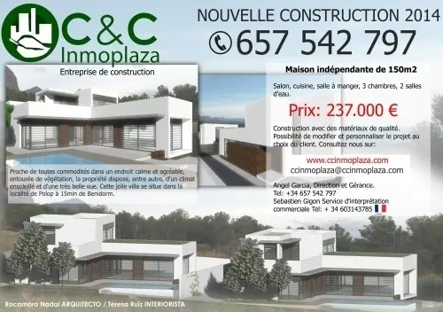 Superbe villa design  à Polop De La Marina, Benidorm